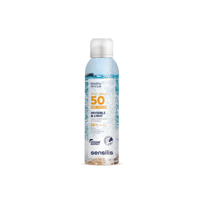 Sensilis Suncare Body Spray SPF50 Dry Touch Protetor Solar Corporal - 200mL - Sensilis - 8428749989707