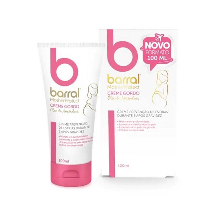Barral MotherProtect Almond Oil Rich Cream - 100mL - Barral - 5600360018797