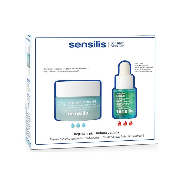 Sensilis Skin Rescue [Barrier] Repair Cream - 50mL + SOS Sérum - 15mL - Sensilis - 8428749004639