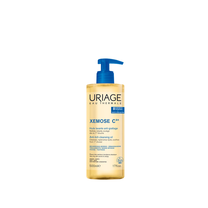 Uriage Xemose C8+ Óleo de Limpeza Antiprurido Sem Sabão - 500mL - URIAGE - 3661434005923