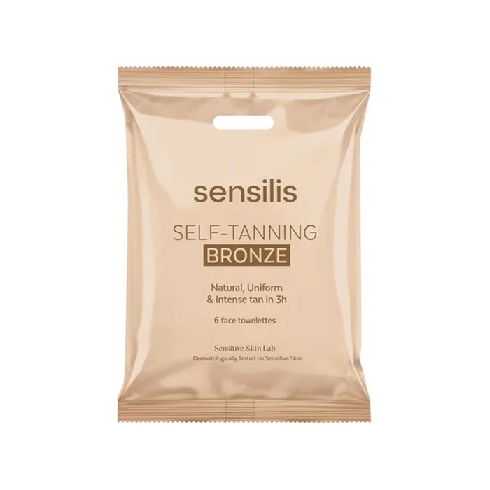 Sensilis Self-Tanning Facial Towelettes - Bronze - x6  - SENSILIS - 8428749014447