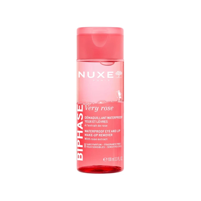 Nuxe Very Rose Desmaquilhante Bifásico Olhos e Lábios - 100mL - NUXE - 3264680047572