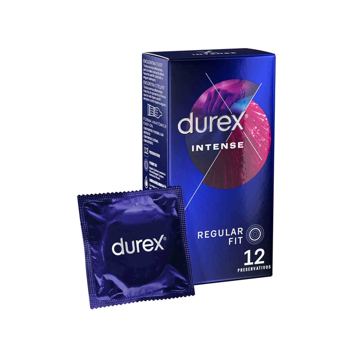 Durex Intense Orgasmic Preservativos - 12un - Durex - 8428076000496
