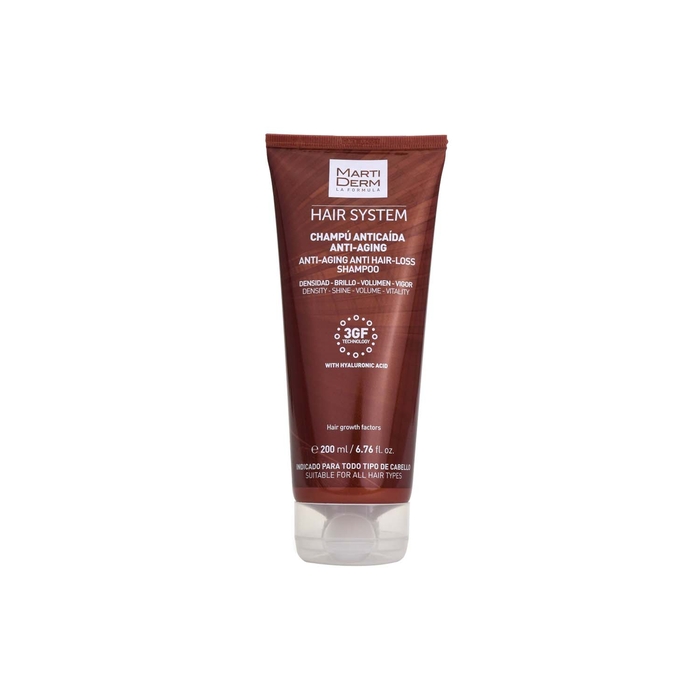 Martiderm Hair System Anti-Hair Loss Shampoo - 200mL - Martiderm - 8437015942094