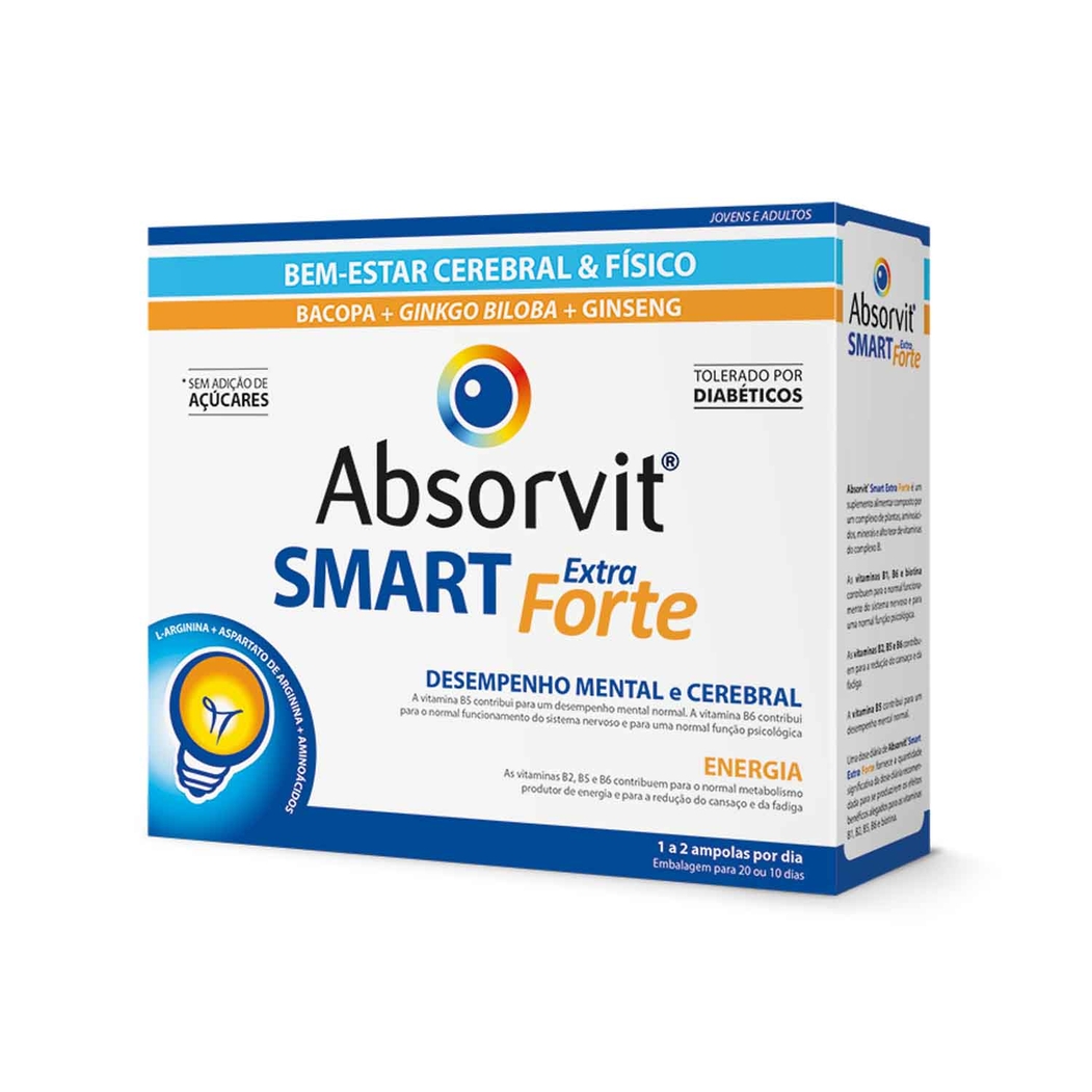Buy Absorvit Smart Extra Strong 20 vials 7377143 VanitySoul®